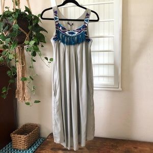 Imanimo | Southwest Boho Maternity Pocket Dress